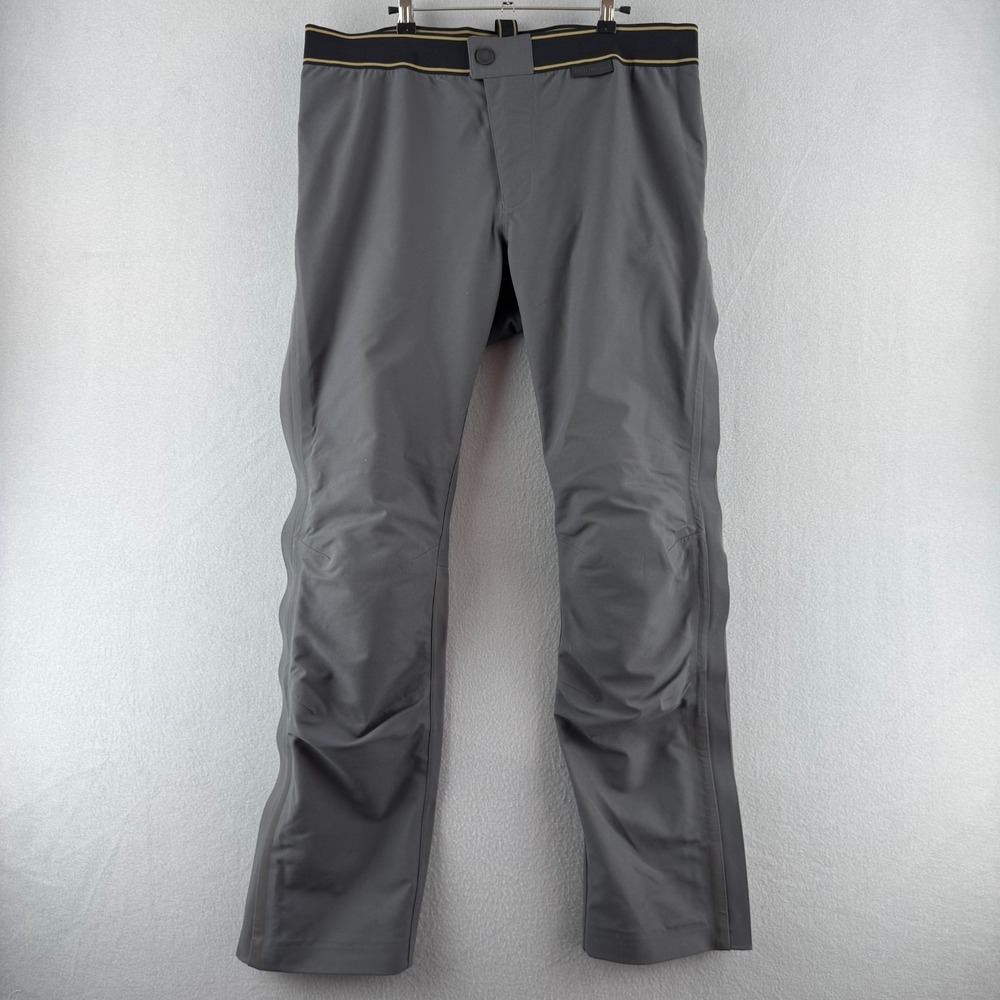 BMW Motorrad Motorcycle Pants Mens Large Gray Rain Weatherprotect Knee Pads